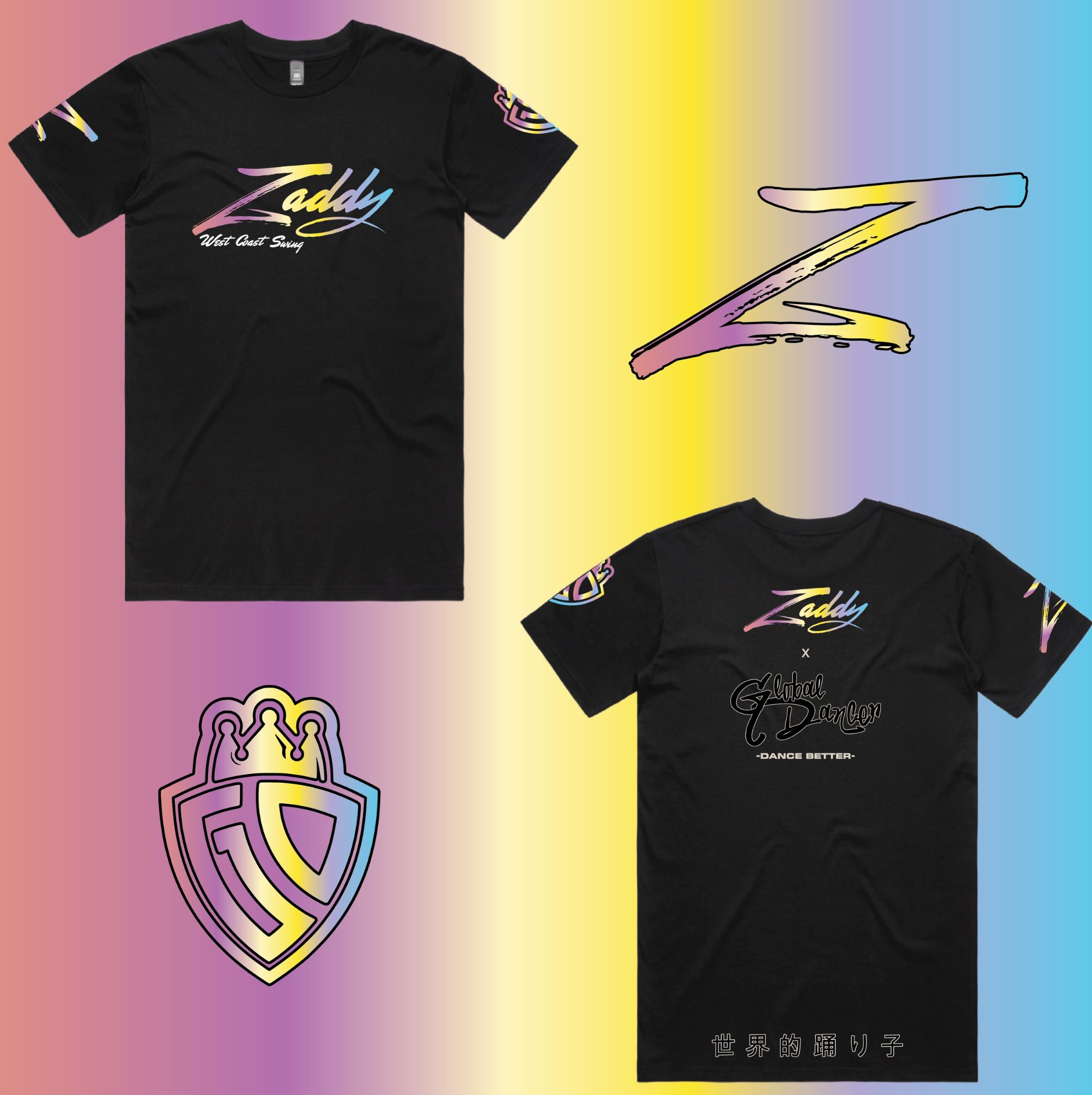 MackZaddy Shirts are available in multiple sizes and shapes!