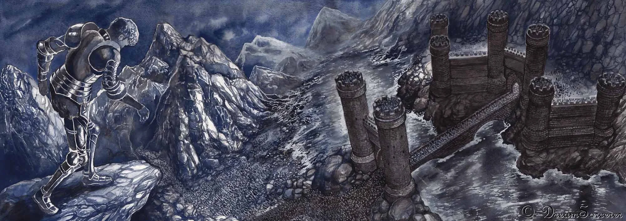 Storm the Castle (2015) Watercolour