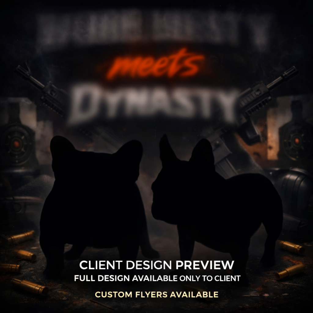 Custom Dog Confirmation Banner (Please See “Services” To Complete Form)