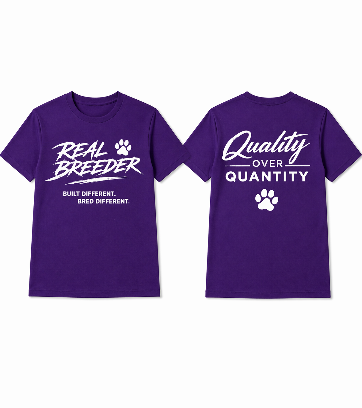 Real Breeder Signature Tee ( Purple)