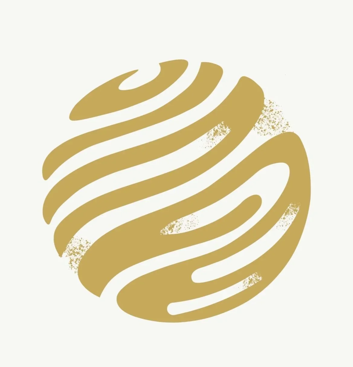 gold globe icon with shading