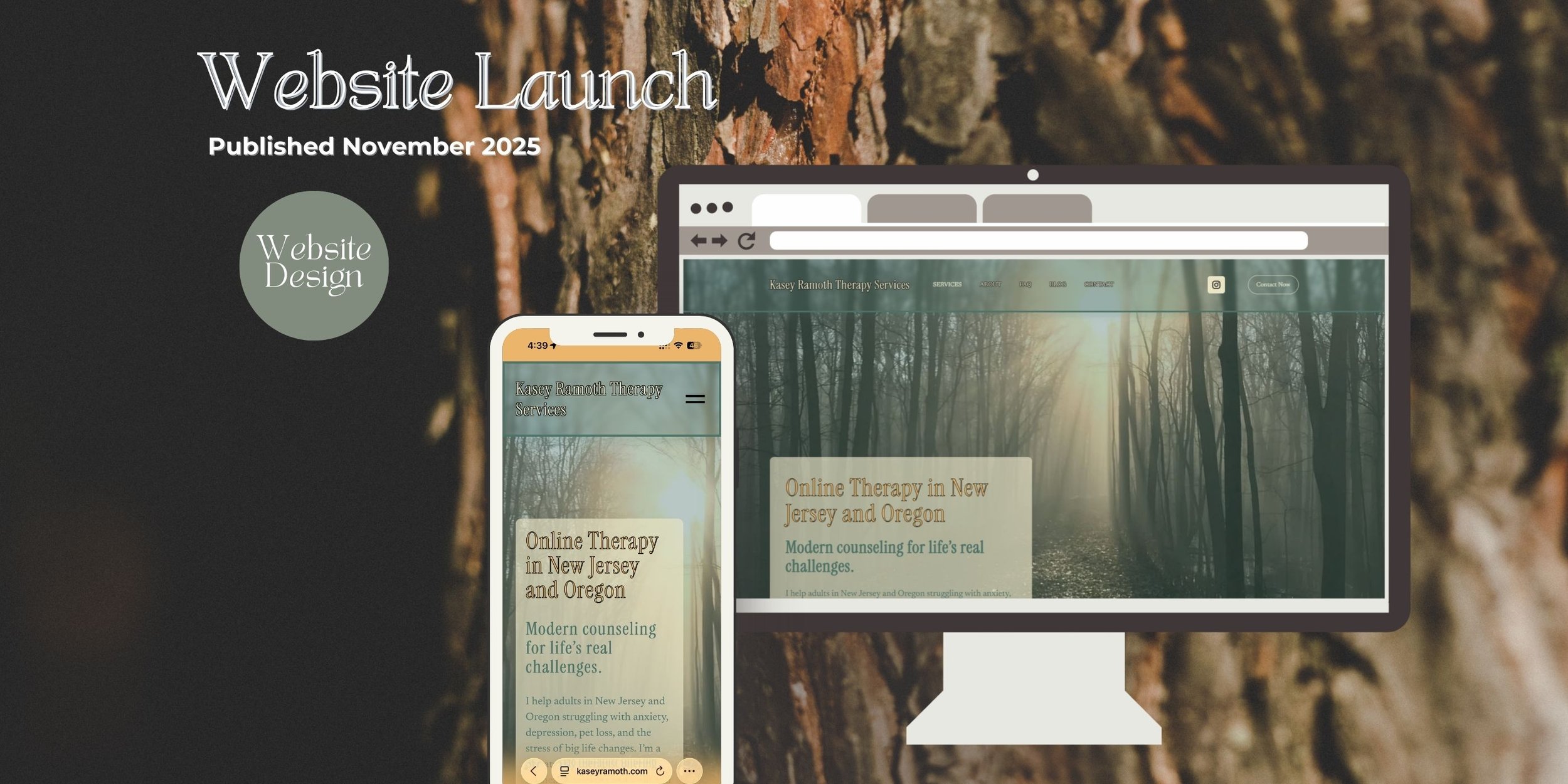 Kasey Ramoth Website Launch