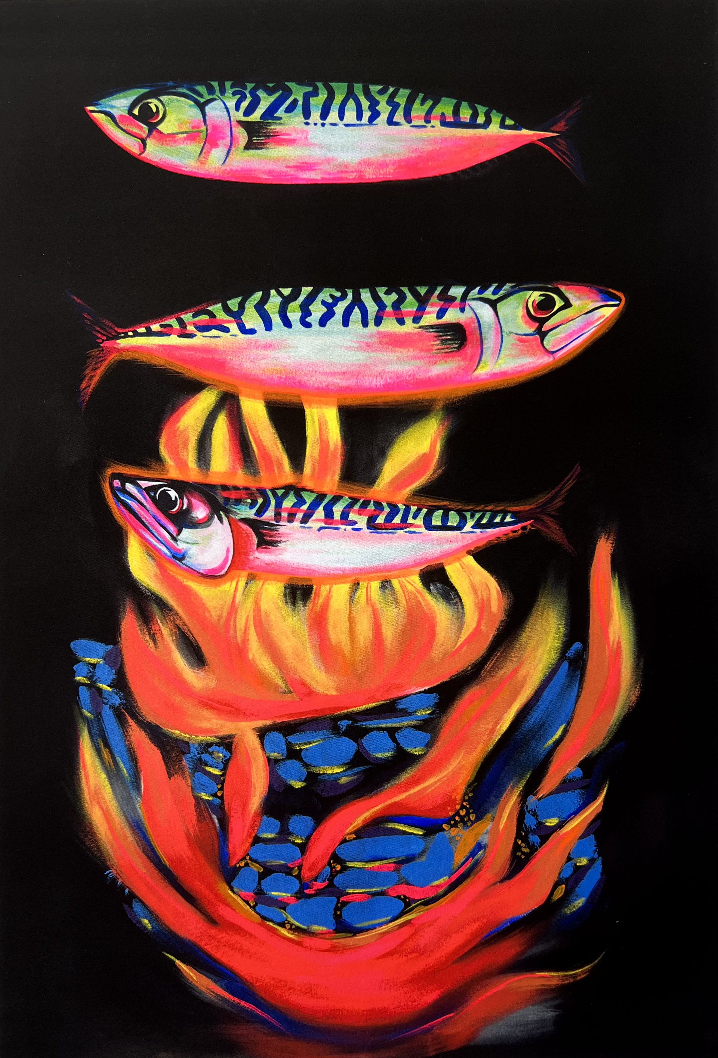 Malckie's Mackerel Print