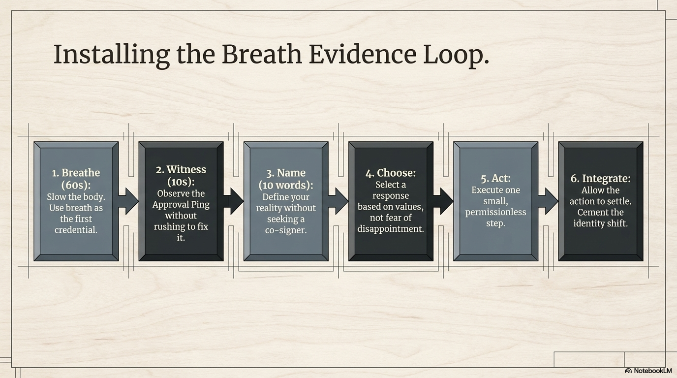 The Breath Evidence Loop