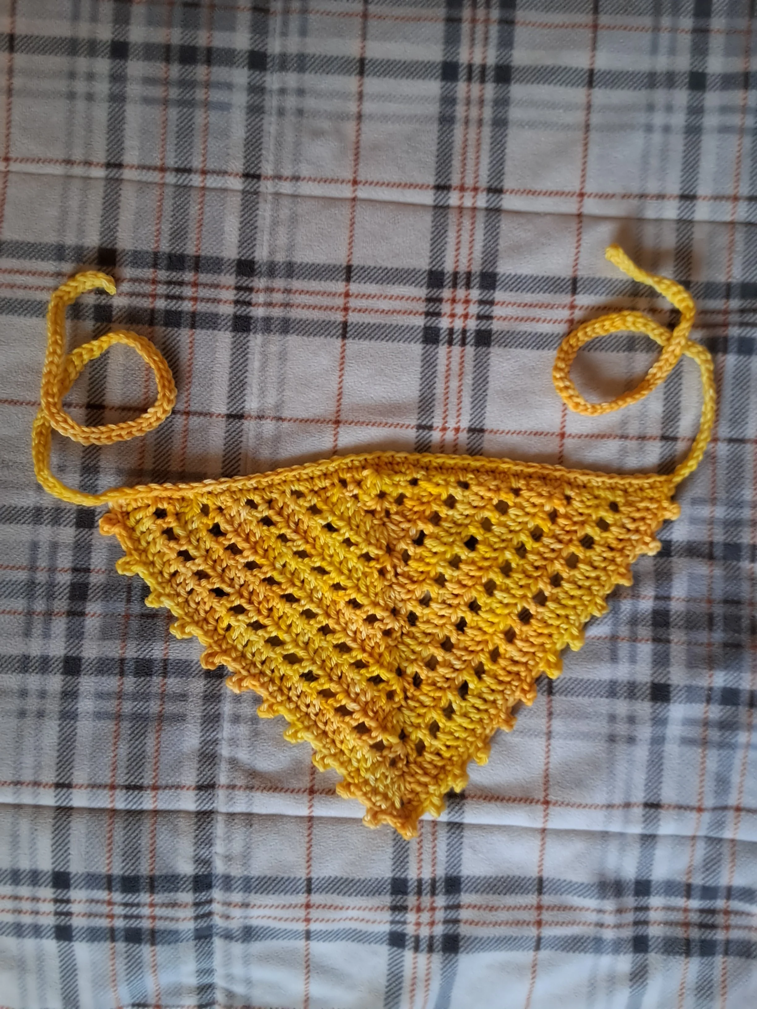 spaced out hair bandana, buttercup