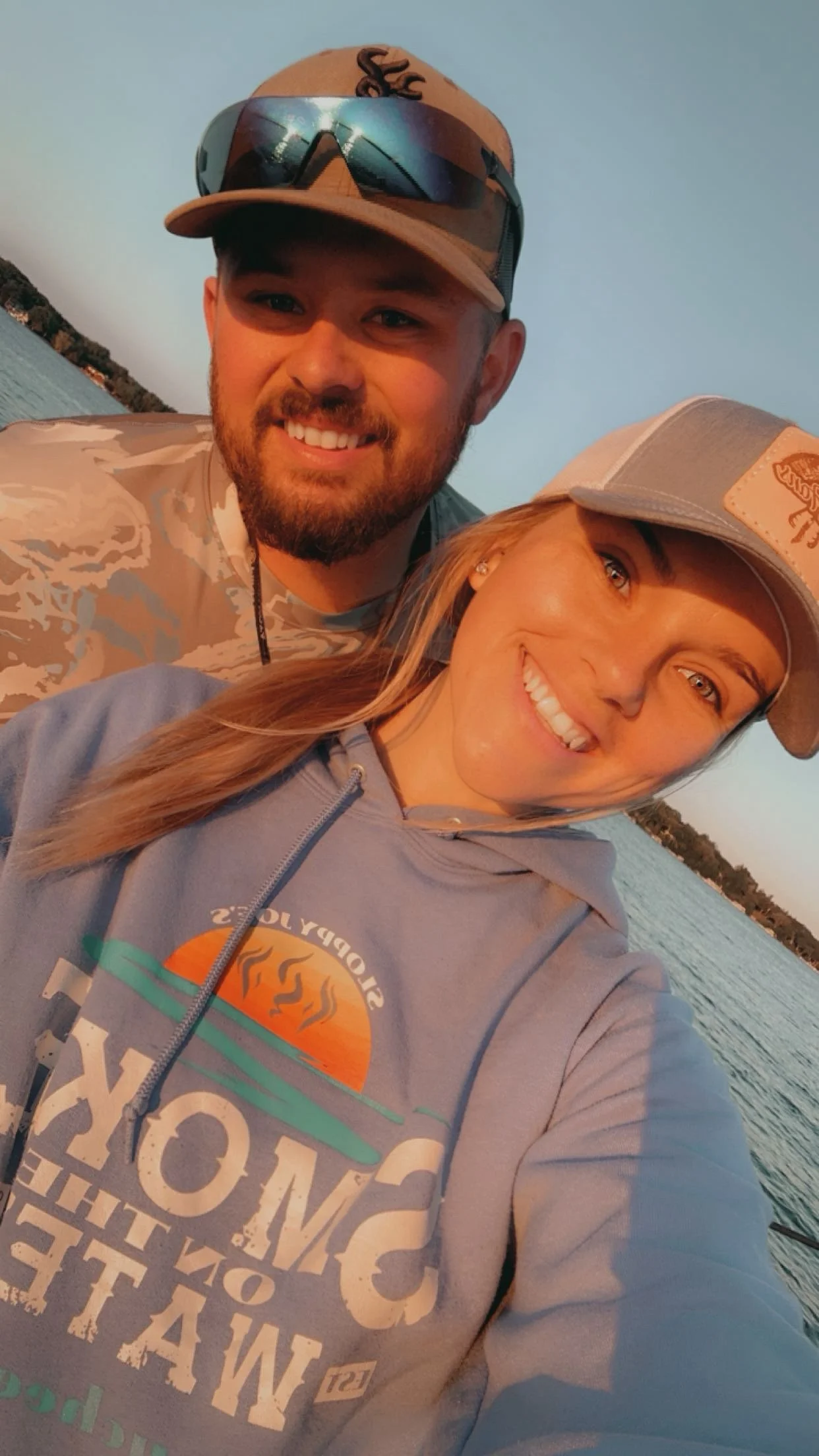 Last Cast Angling owner with wife