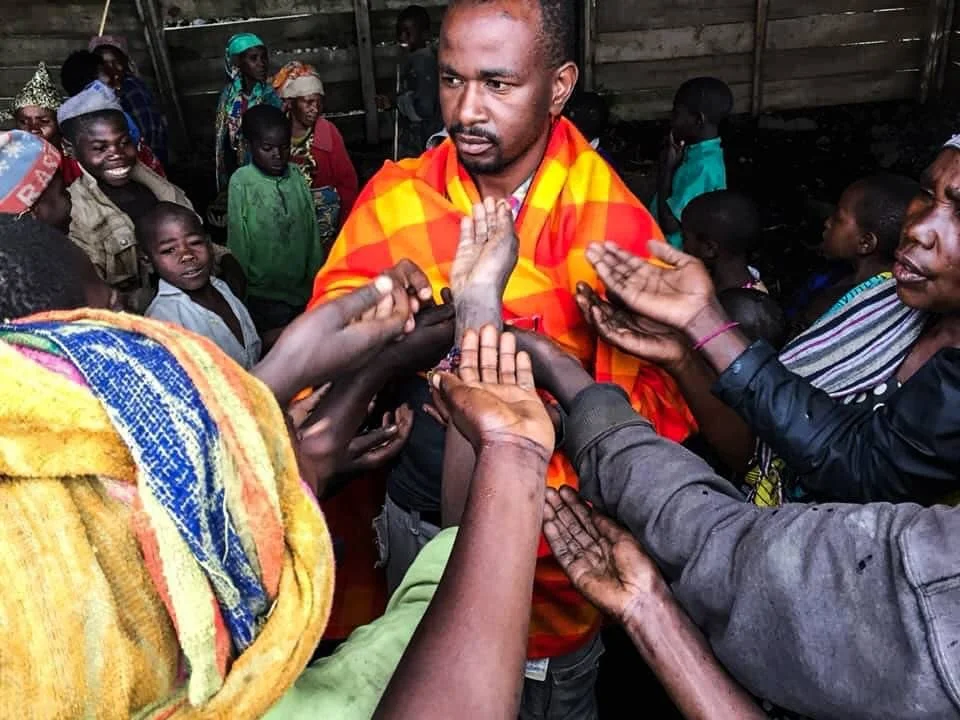 Richard Mwesigwa, the leader of the on the ground operations for the Heart 2 Heart School