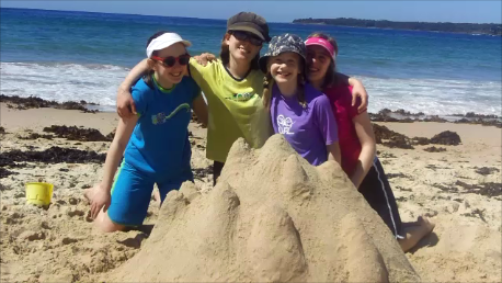 The Problem of Applying Sunscreen to Wet, Sandy Bodies.