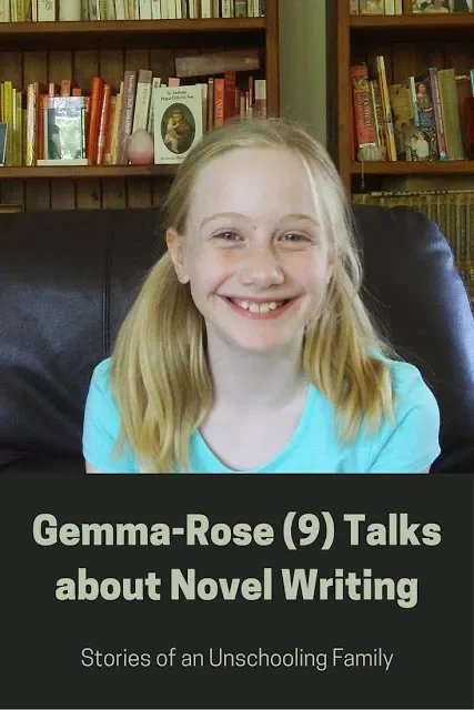 Gemma-Rose (9) Talks about Novel Writing