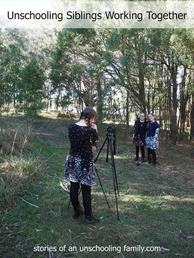 Unschooling Siblings Working Together