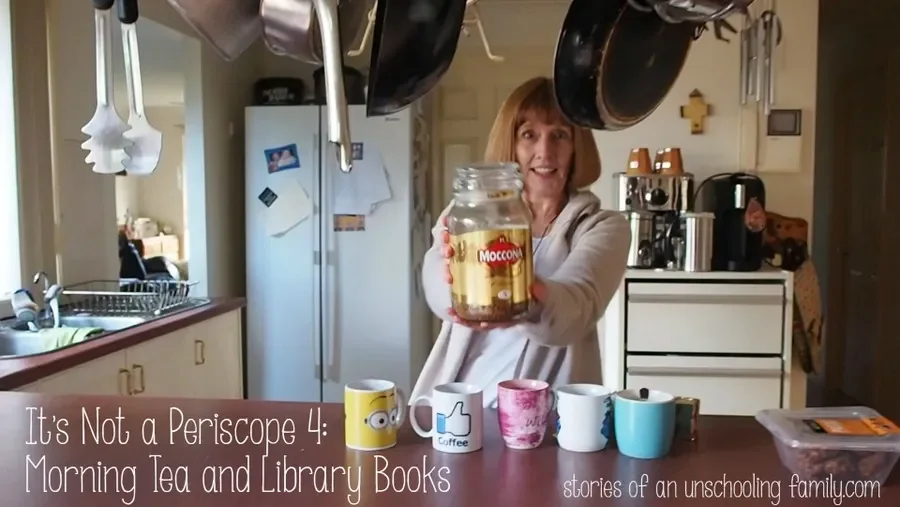 It's Not a Periscope 4: Morning Tea and Library Books