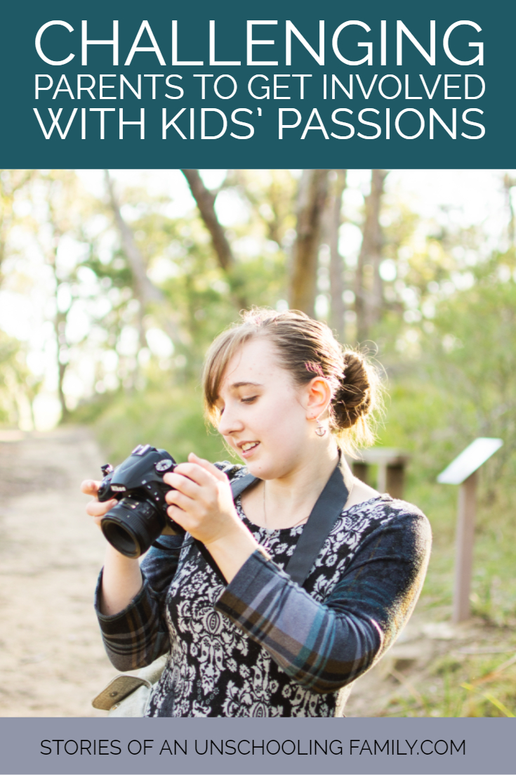 Challenging Parents to Get Involved with Kids' Passions