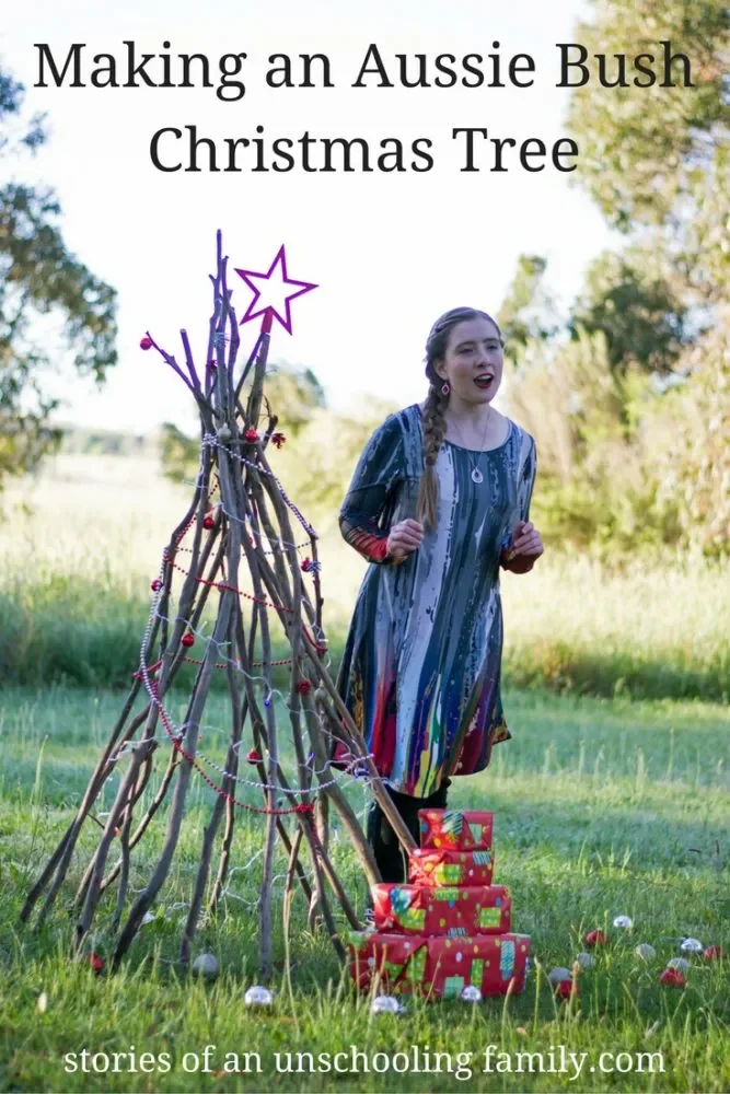 Making an Aussie Bush Christmas Tree