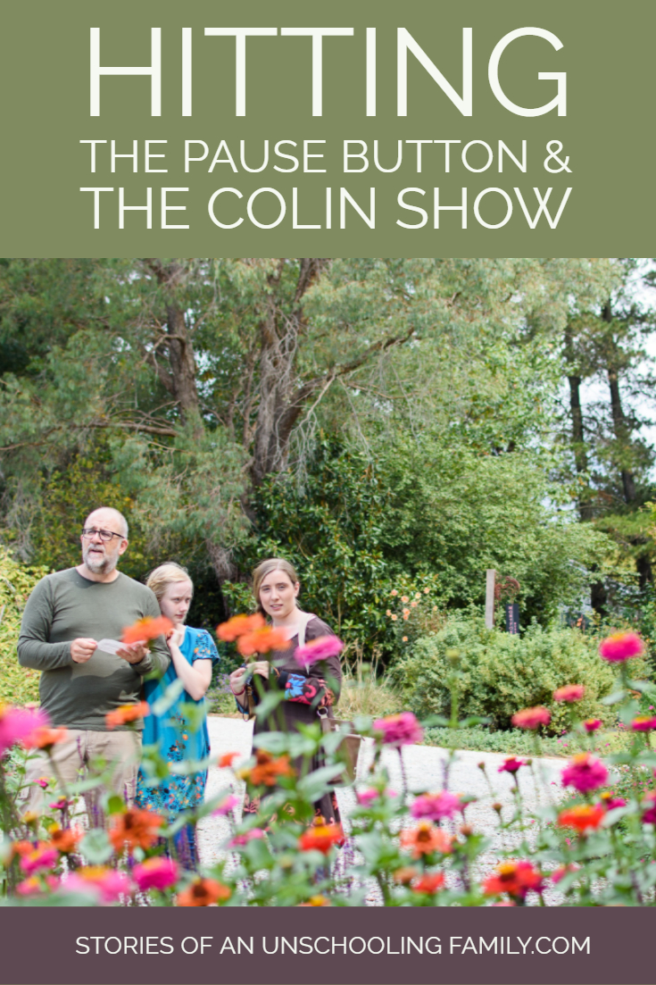 Hitting the Pause Button and The Colin Show