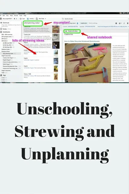 Unschooling, Strewing and Unplanning