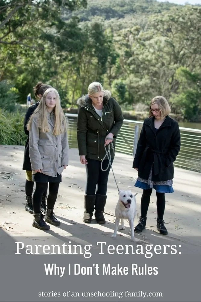 Parenting Teenagers: Why I Don't Make Rules