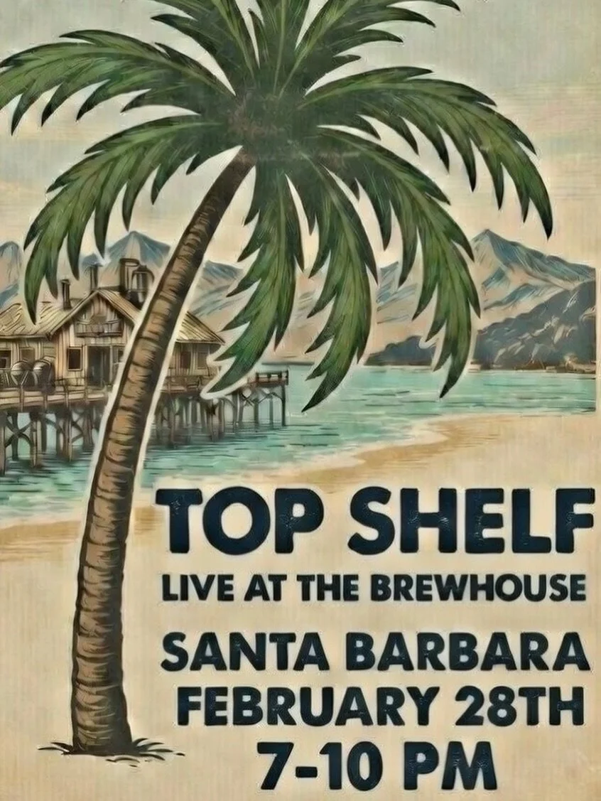 Come out to the SB Brewhouse in Santa Barbara on Sat. Feb. 28th from 7-10 PM for a great evening of live reggae music, delicious food, and amazing drinks! 
❤️💛💚🤙