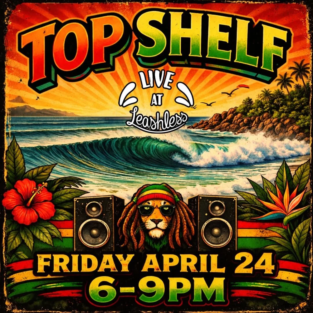 Come on out to Leashless Brewing on Friday, April 24 from 6 to 9 PM! It&rsquo;ll be a night of great reggae vibes, dancing, and of course great beer!