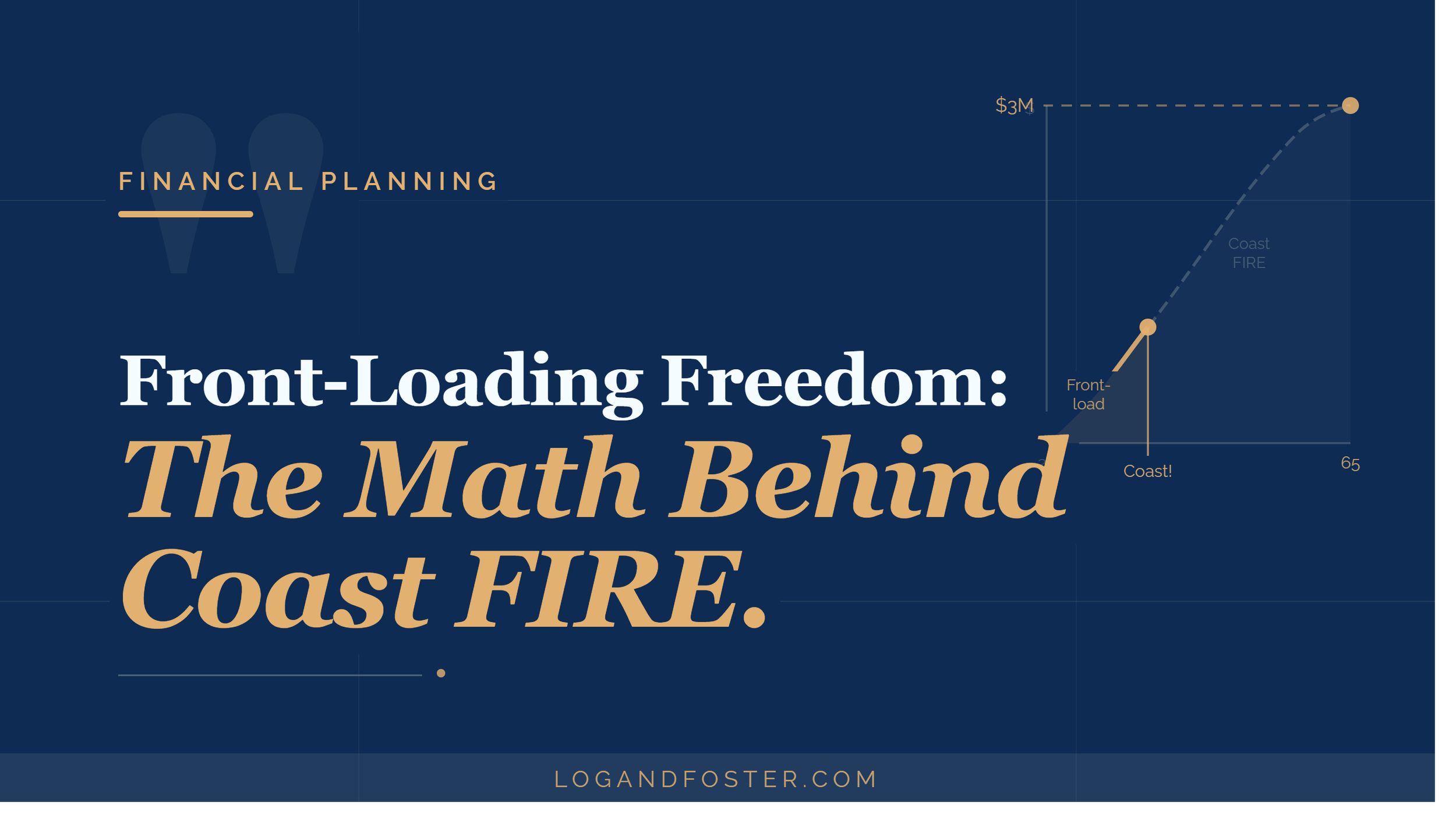 Front-Loading Freedom: The Math Behind "Coast FIRE"
