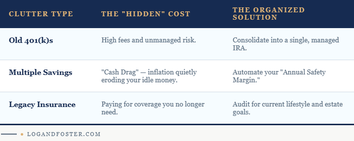 Financial Freedom Organization Table