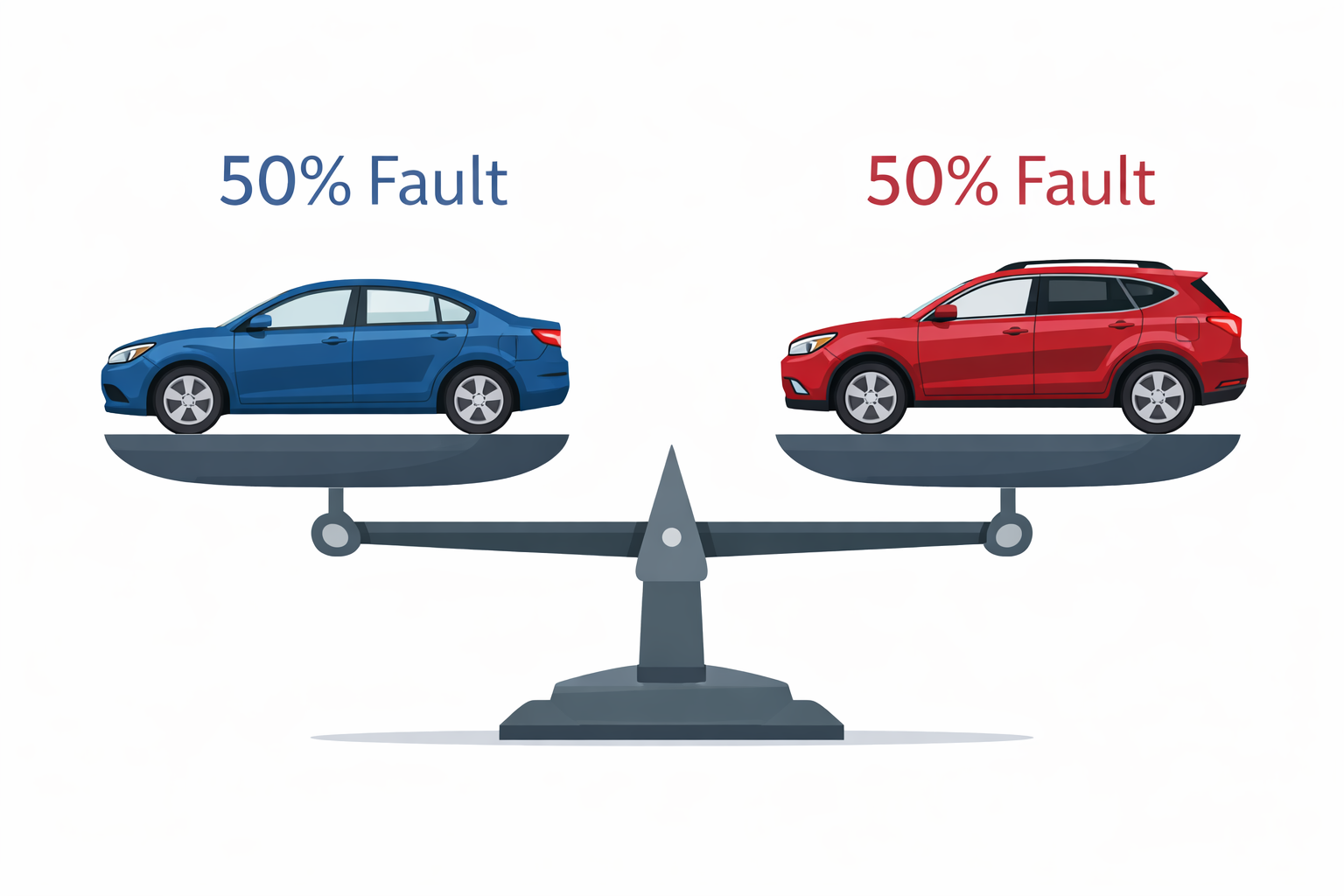 Fault balance between two cars