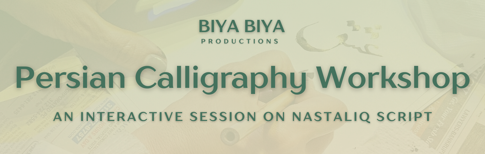 Persian Calligraphy Workshop