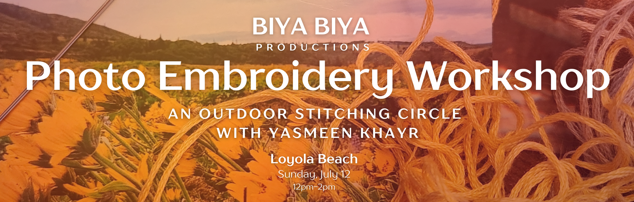 Photo Embroidery Workshop