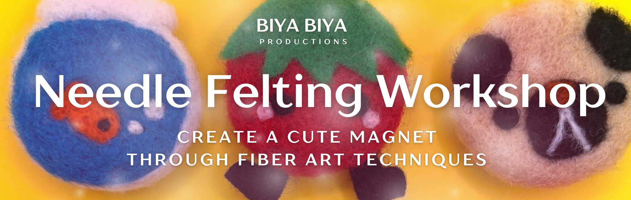 Needle Felting Workshop with Little Guy Factory