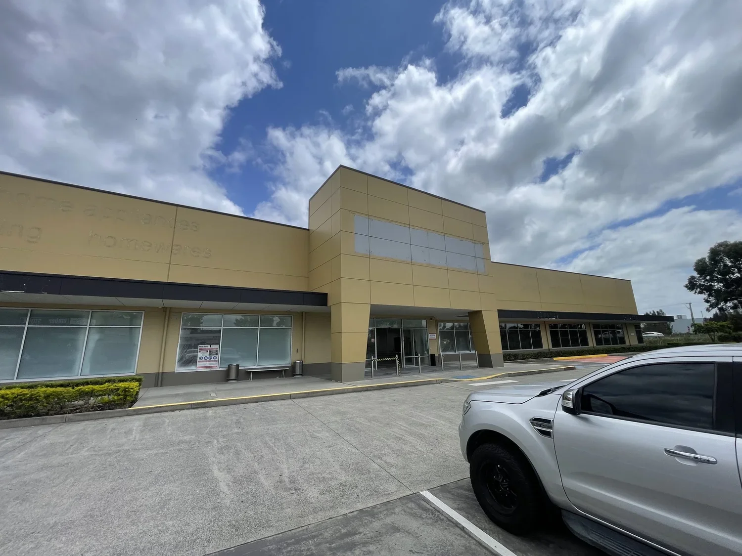 total tools external signage project before.webp