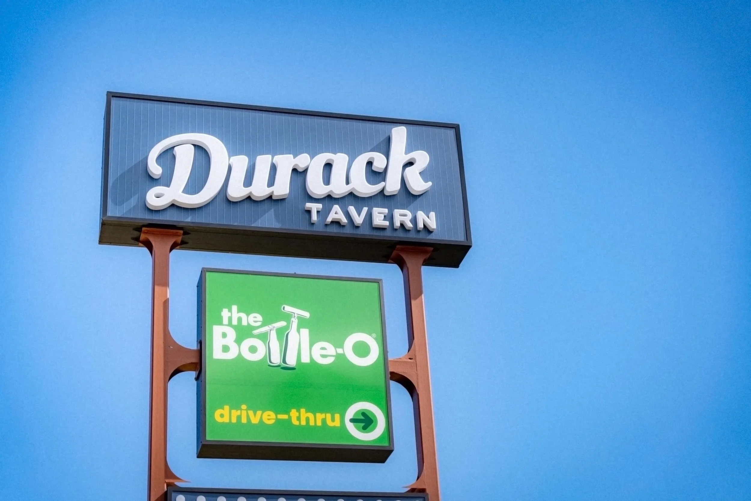 Durack Tavern external signage project Australia
