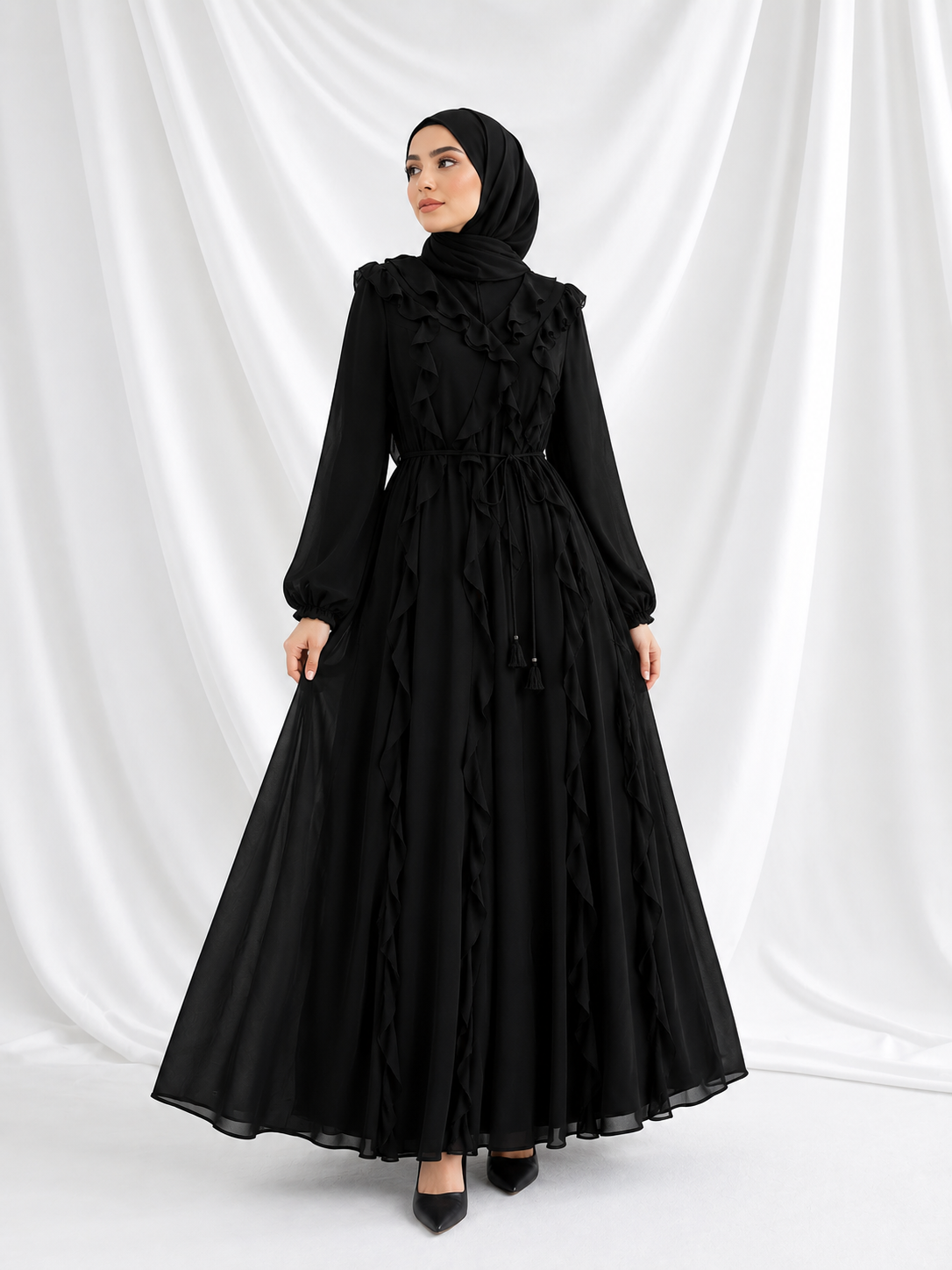 Isla Chiffon Maxi Dress