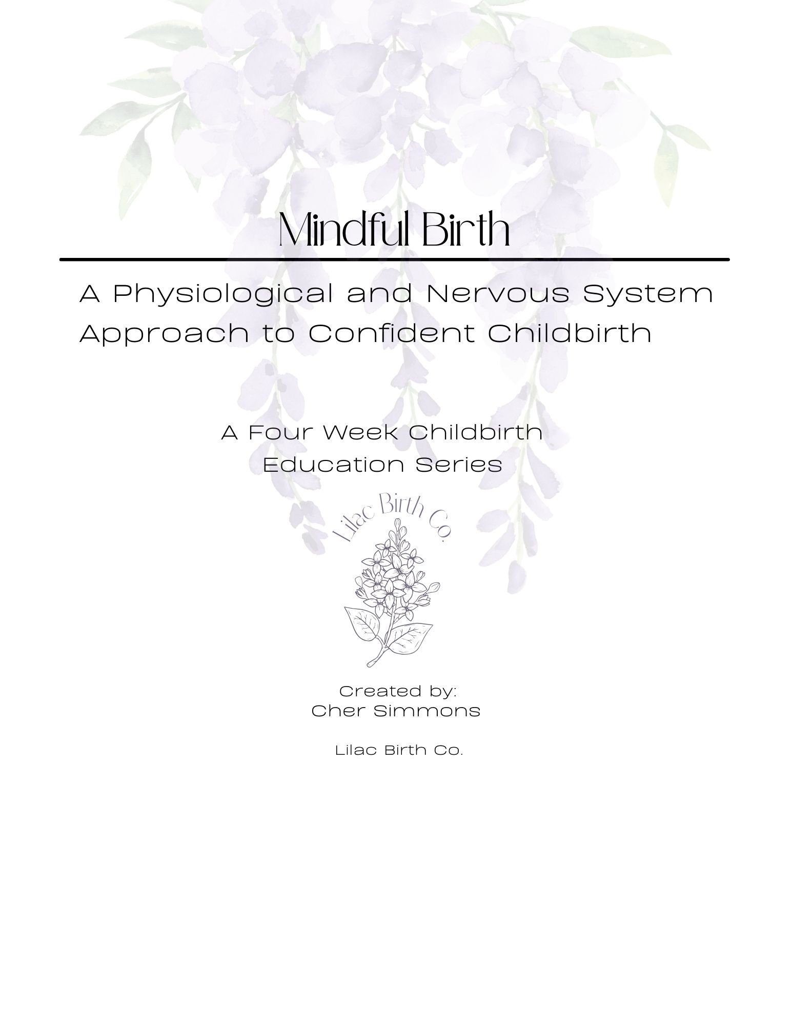 Birth Education Workbook