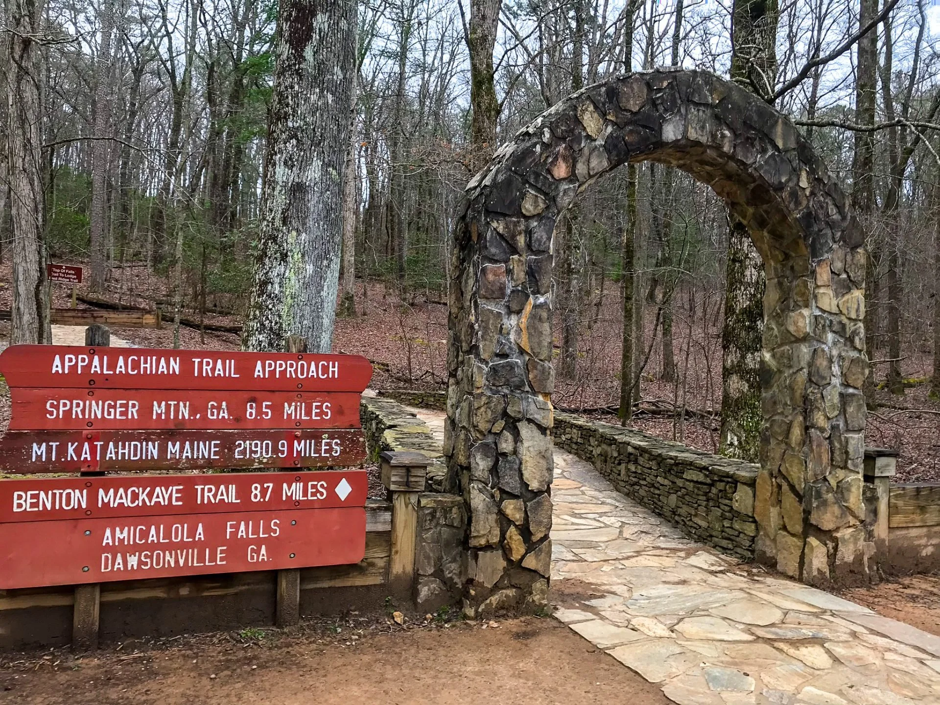 March 31:  Springer Mountain, GA