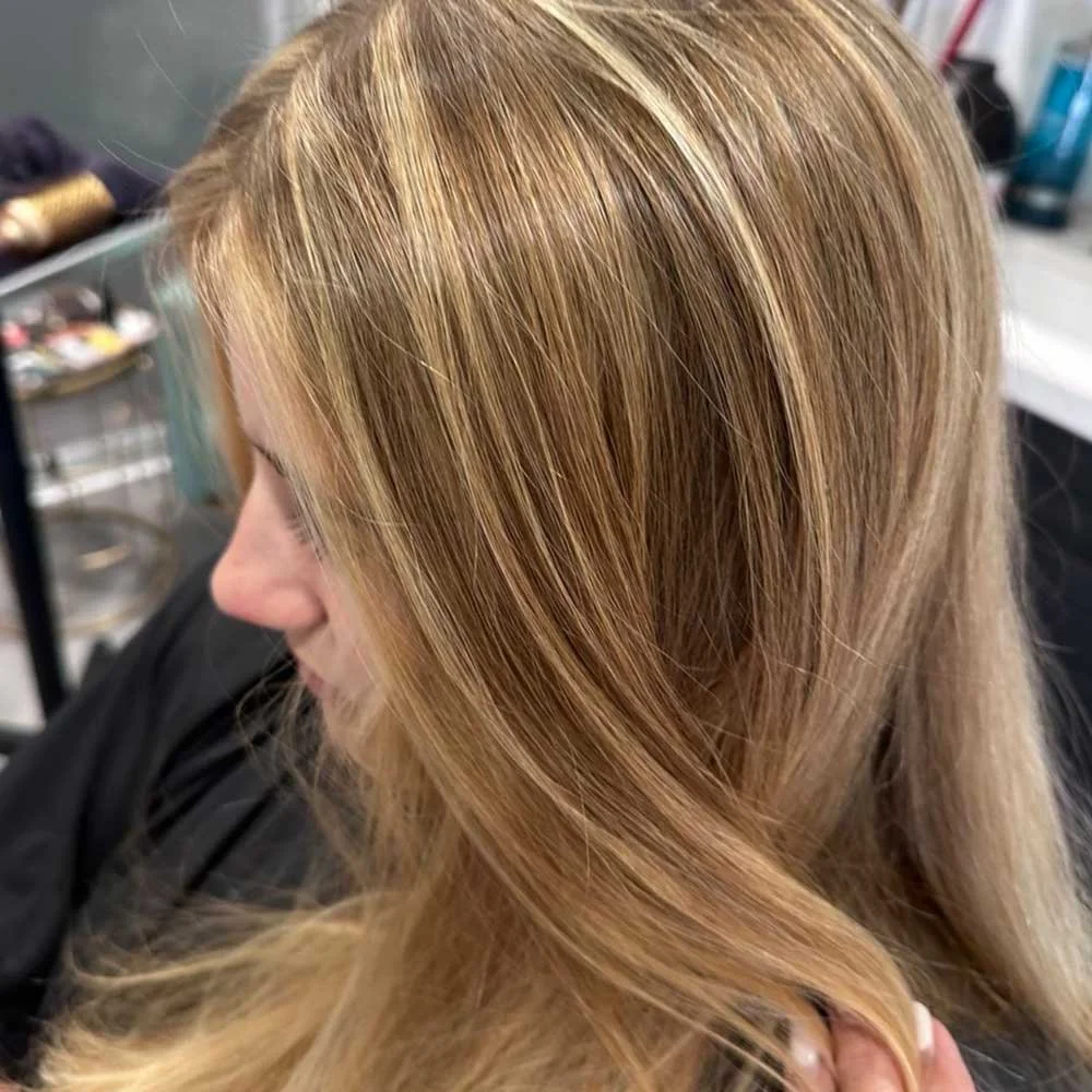 Natural Balayage highlights.. Perfect for a college gir!!!