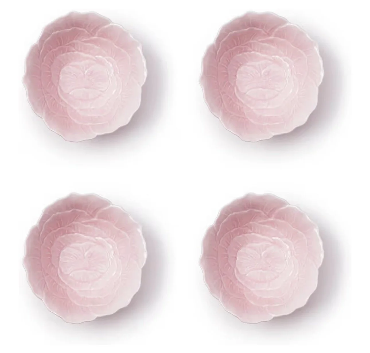 Pink Flower Bowls