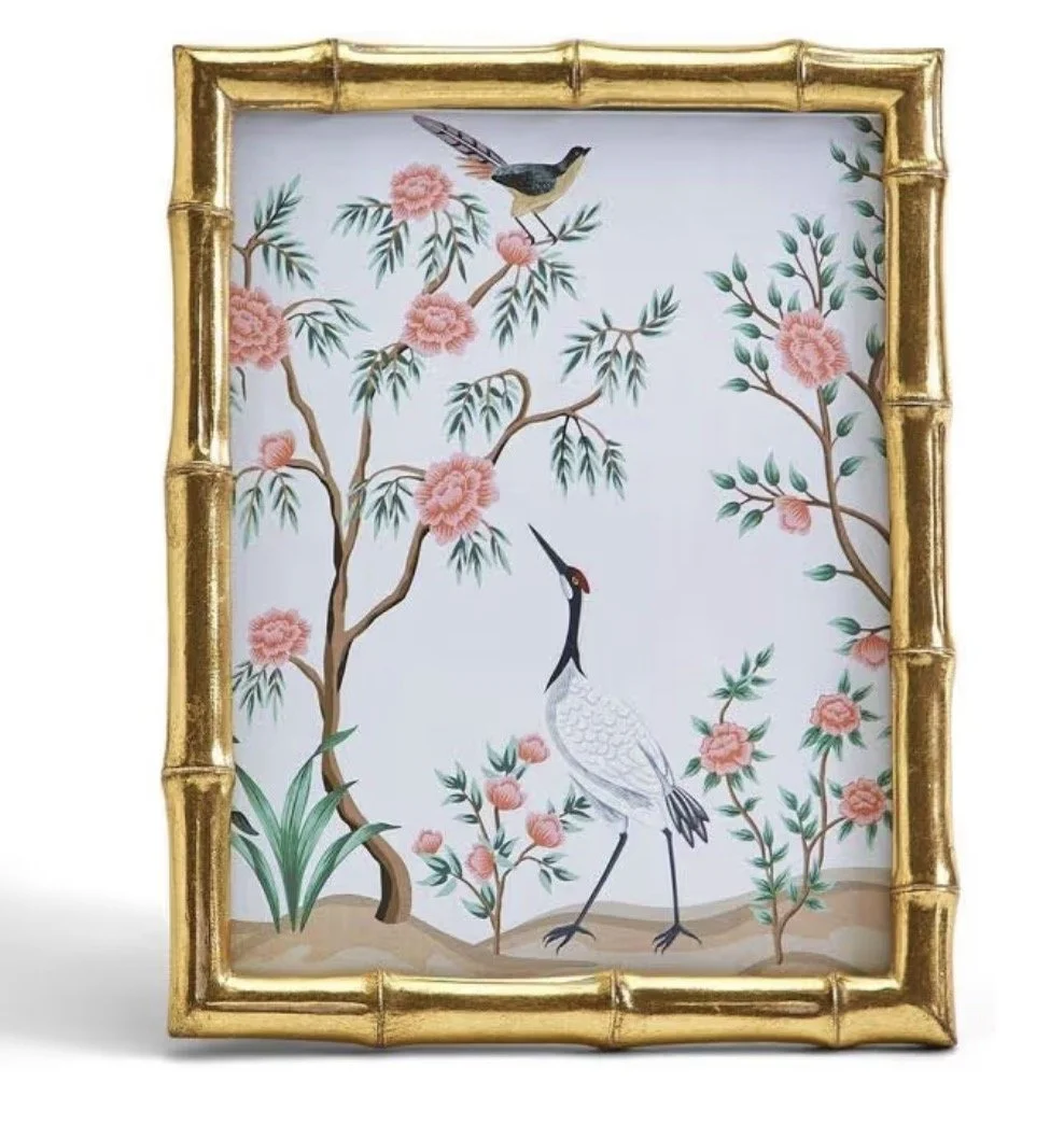Gold bamboo frame