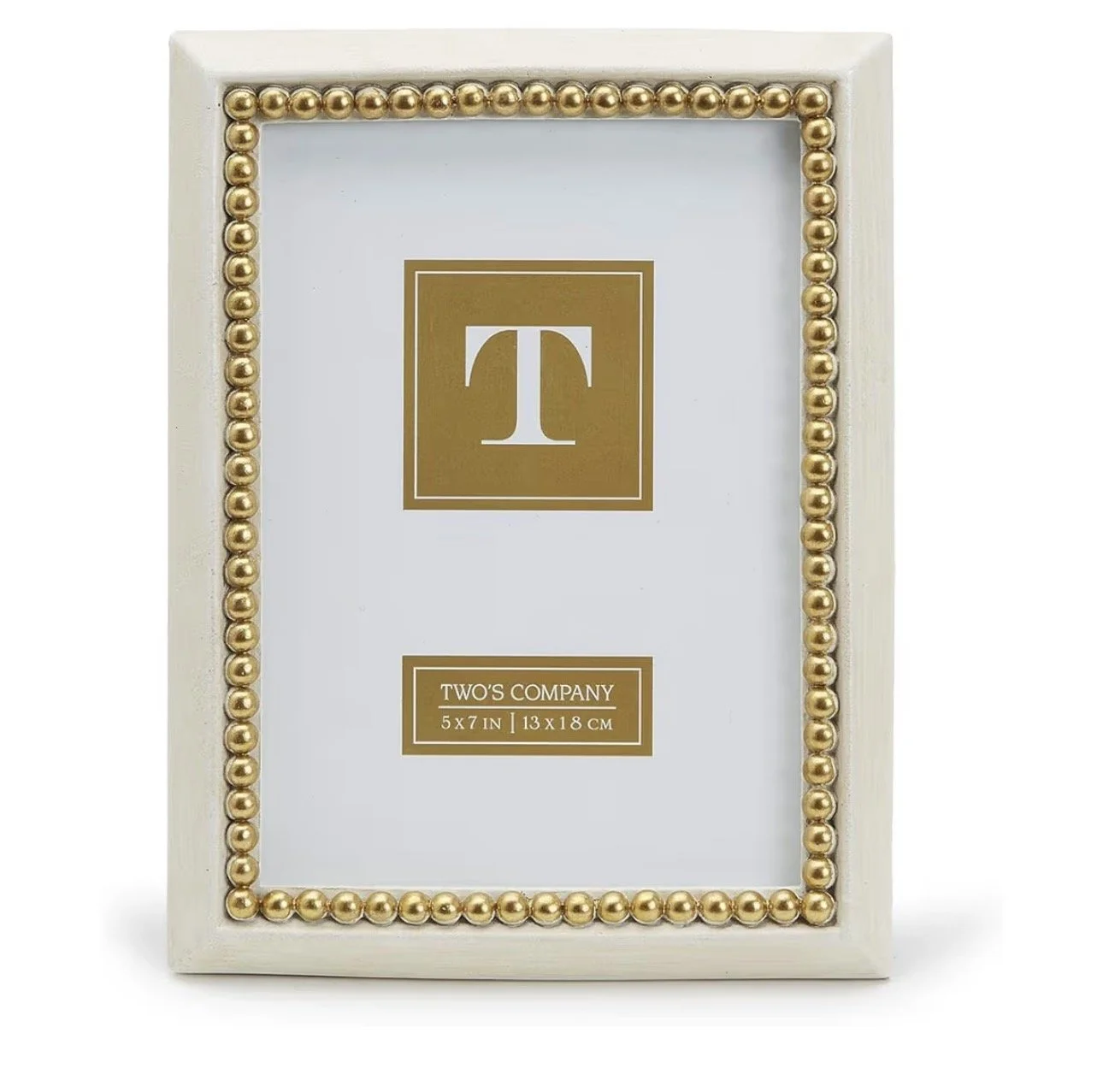 Gold Beaded Picture Frame