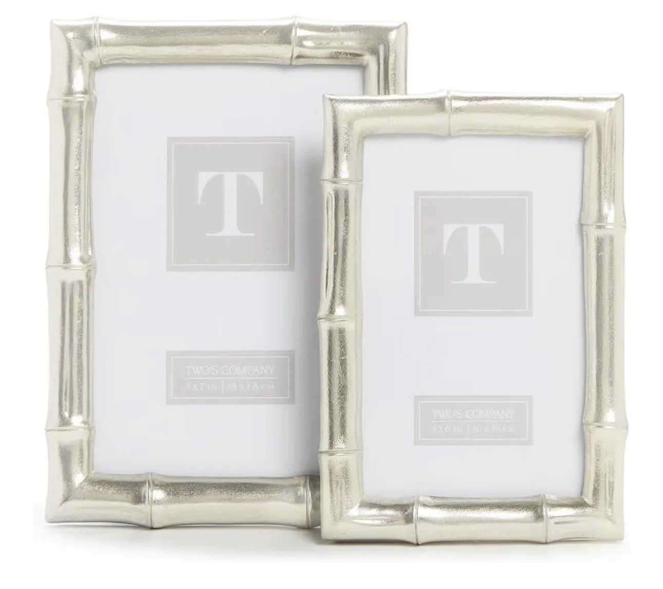 Silver Bamboo Picture Frames