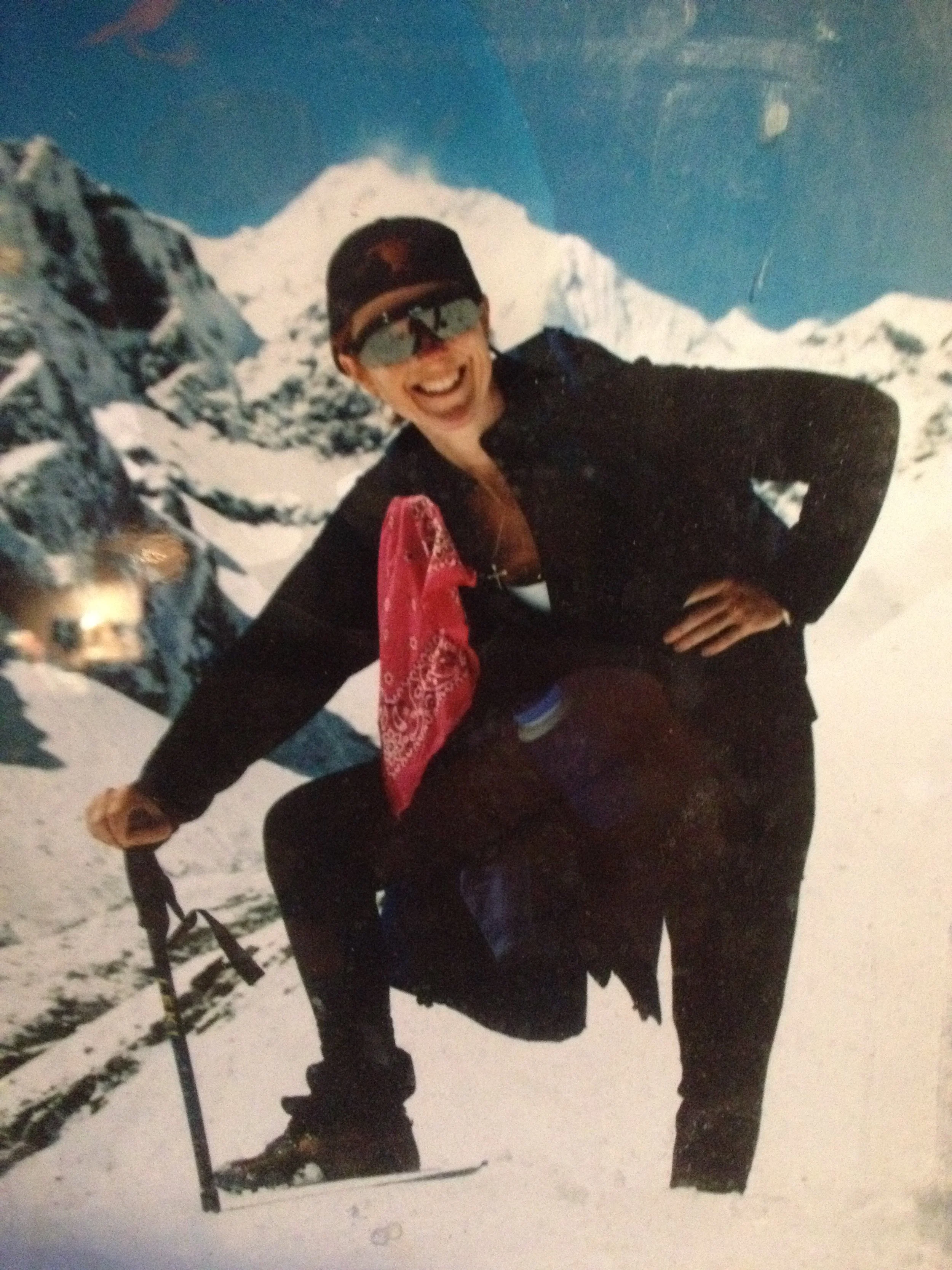 Basckside of Everest after a MASSIVE storm. GRATEFUL to be alive