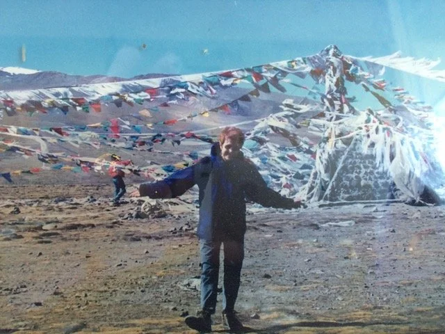 At an 18K peak in Tibet. My first ever trip