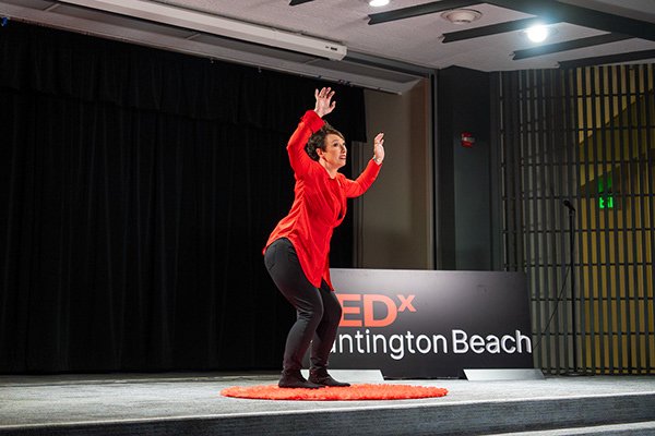 My client speaking at her first TedEX ...  and she was afriad to speak.  not anymore!