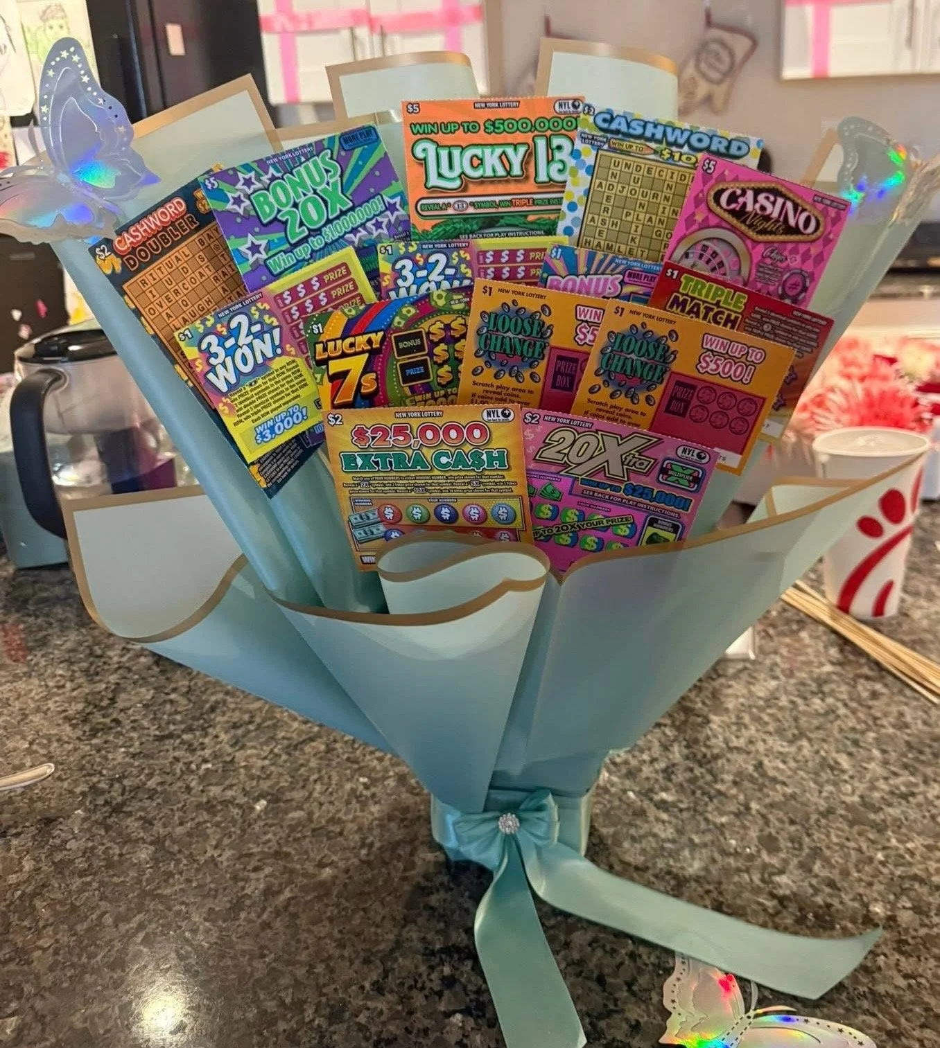 Lottery Ticket Bouquet