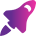 A pink ribbon shaped like a loop, symbolizing breast cancer awareness.