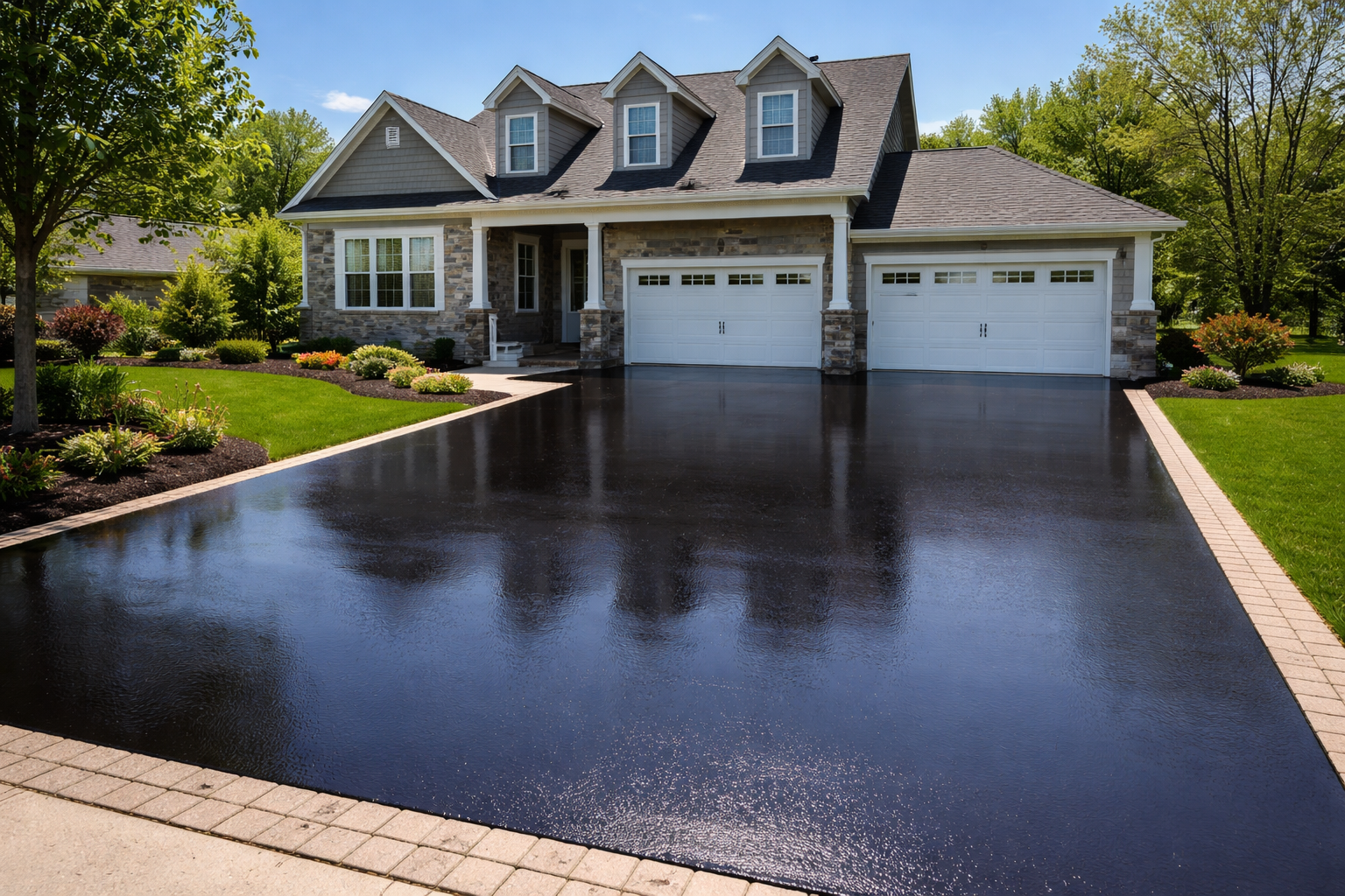 Residential Driveway Sealcoating