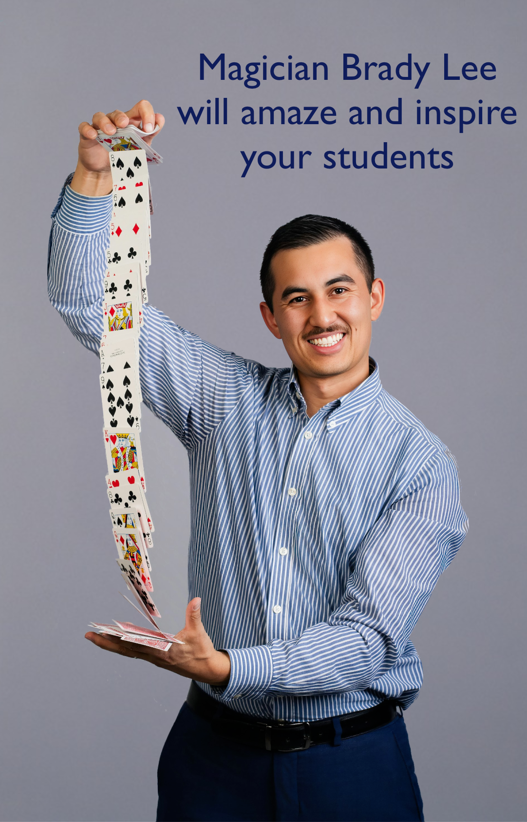 Brady Lee, school assembly magician