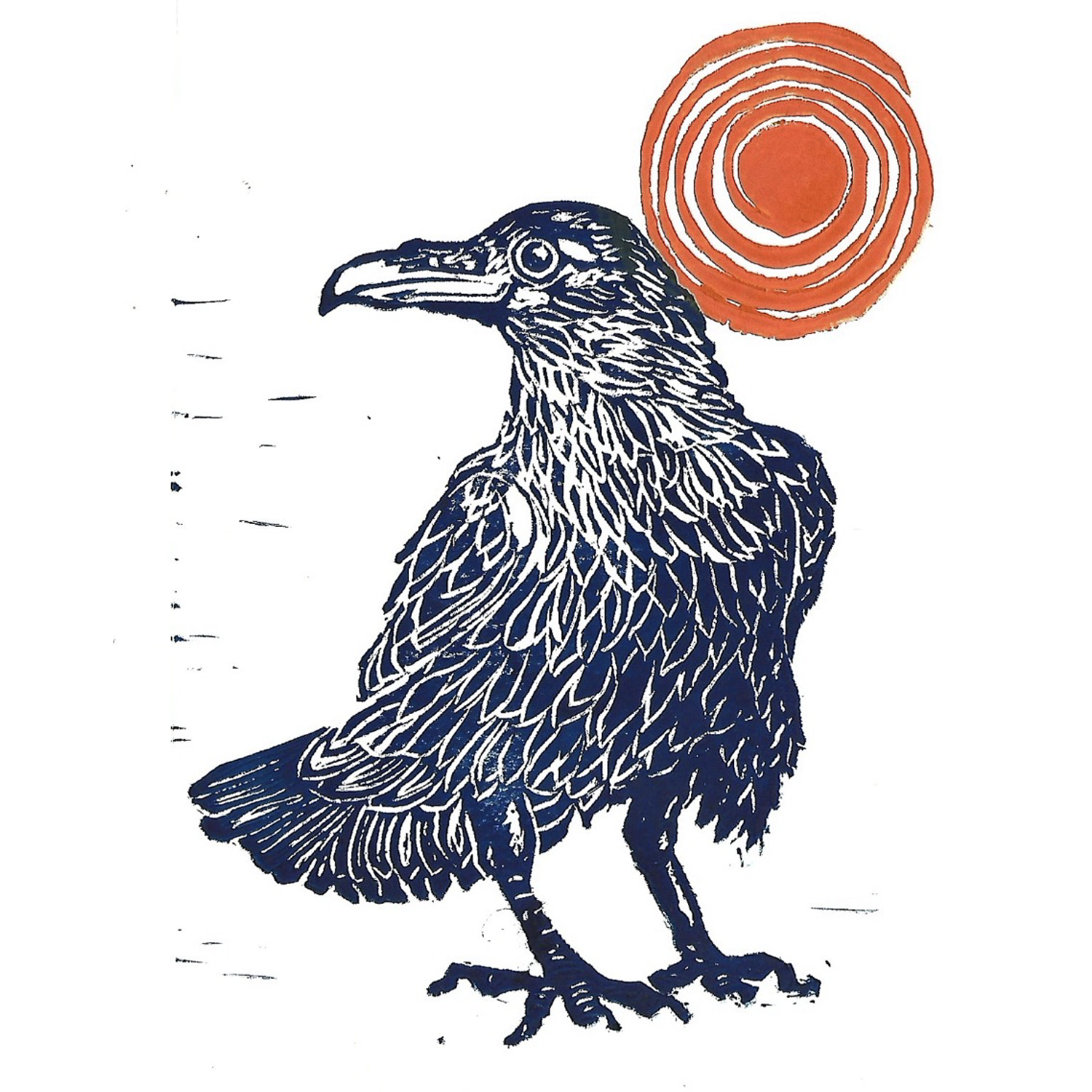 Crow 5x7 Card