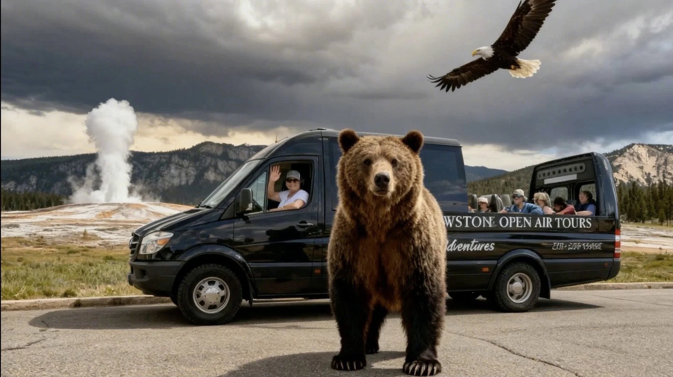 Private Yellowstone Open Air Tours