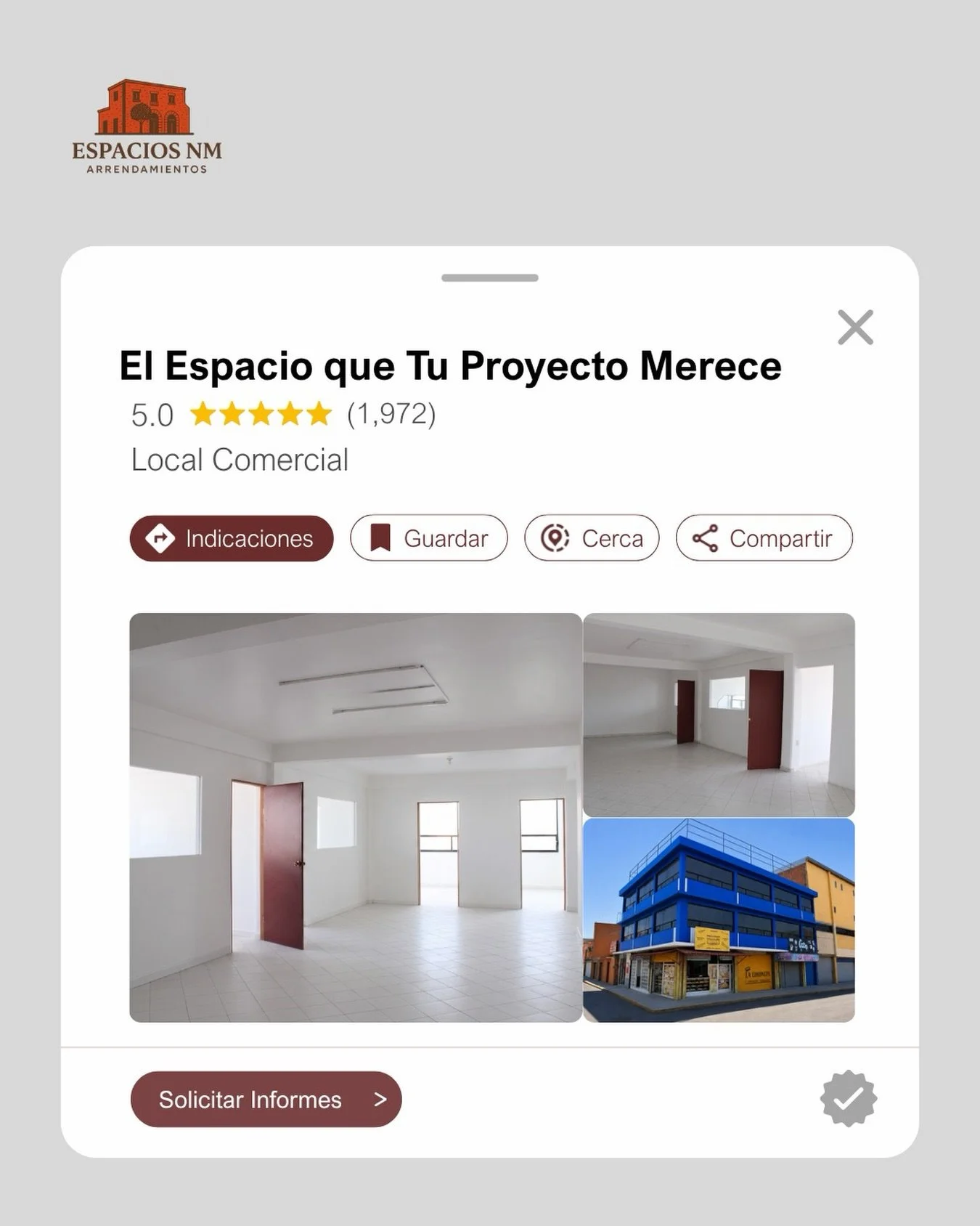 ✨ DALE A TU NEGOCIO LA IMAGEN QUE MERECE ✨ 

Renta de espacio para oficinas o consultorios en el centro de Chalco.

✔️️ Excelente iluminaci&oacute;n natural
✔️ Acabados modernos
✔️ Ubicaci&oacute;n accesible 

📍 &Aacute;lvaro Obreg&oacute;n, Chalco.