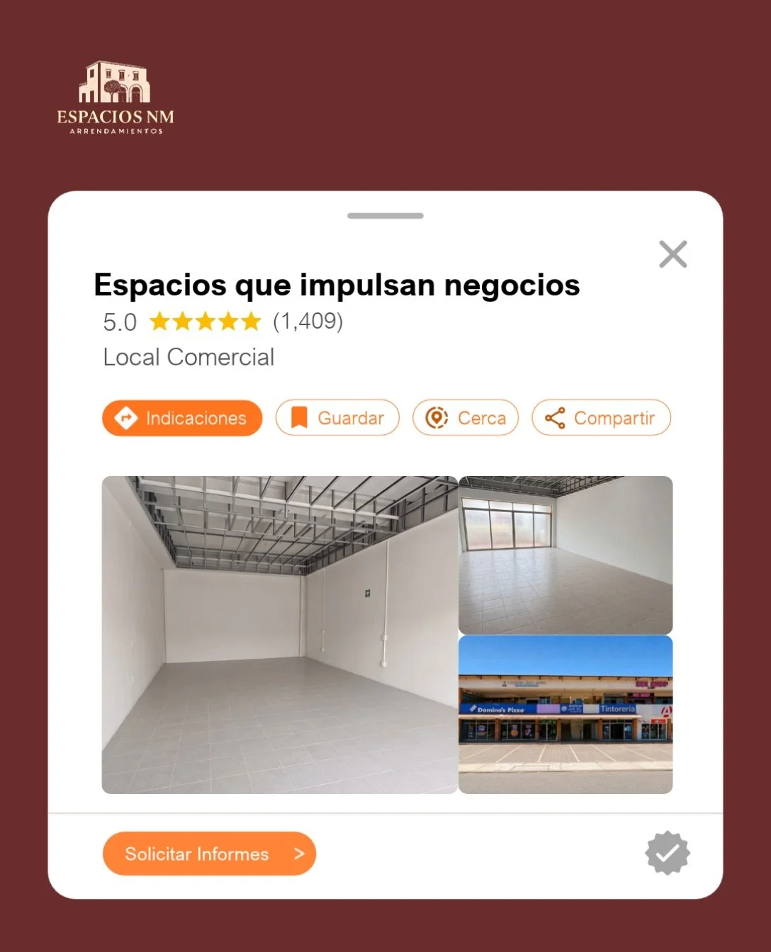 &iquest;Buscas un lugar para abrir tu pr&oacute;ximo negocio? Este espacio comercial puede ser justo lo que necesitas para dar el siguiente paso. 🚀

✨ Un espacio listo para convertirse en tu pr&oacute;xima oportunidad.
📍 Ubicaci&oacute;n: Plaza Cua