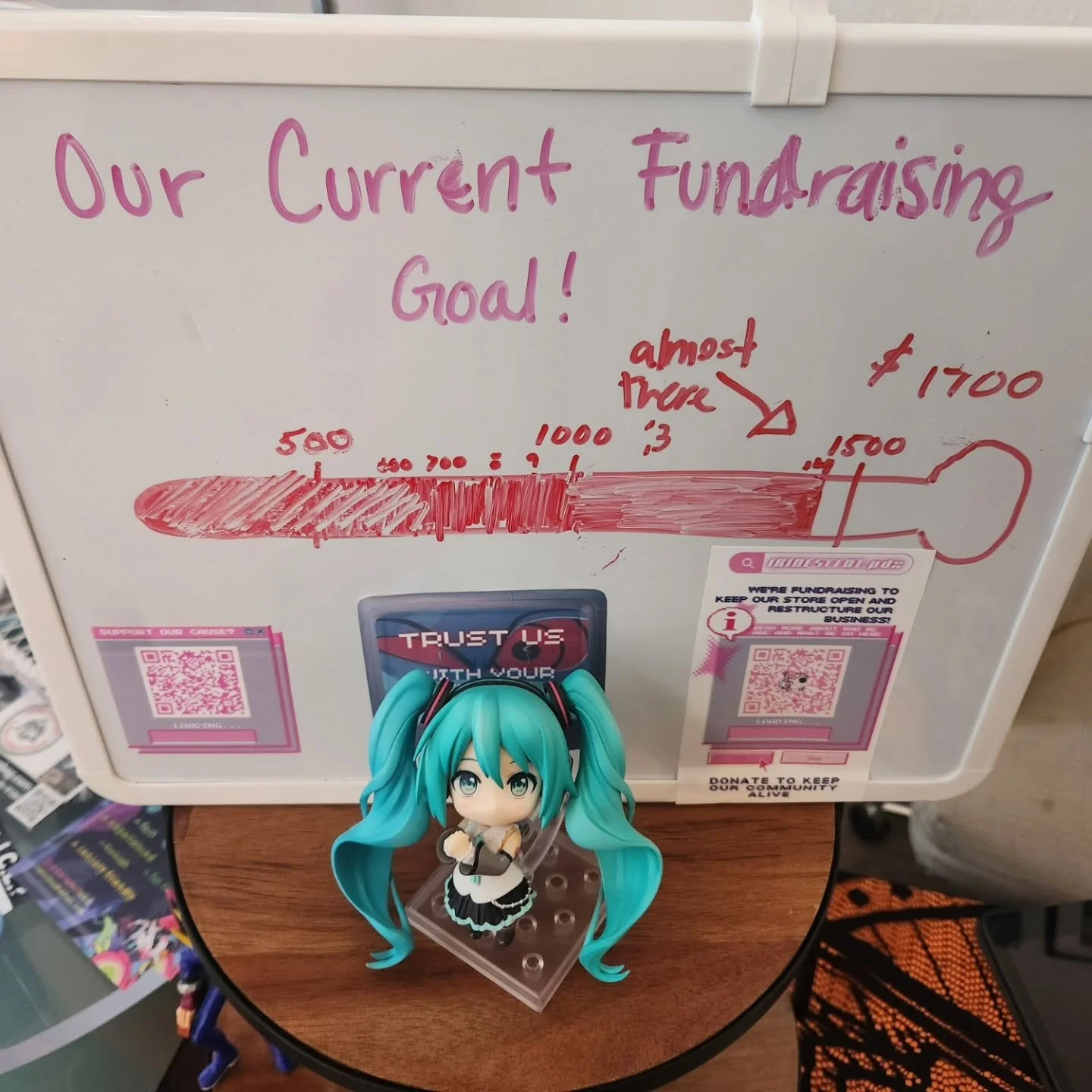 We survived the weekend! 😮&zwj;💨✨

​First of all: THANK YOU. We made almost $1k at the thrift pop-up this weekend. Seeing the community show up for this space made every second worth it. We had some great conversations and met lovely people. (Lots 